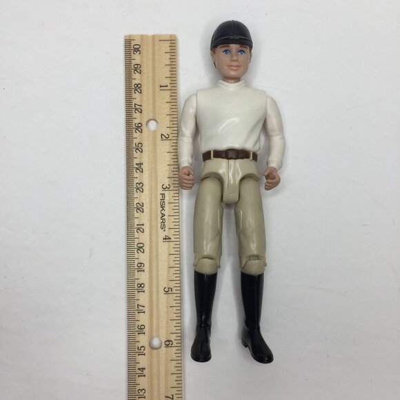 Vintage 2001 Fisher Price Loving Family Horse Equestrian Dolls Dad Boy Girl - Picture 6 of 13